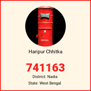 Haripur Chhitka pin code, district Nadia in West Bengal