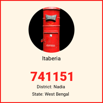 Itaberia pin code, district Nadia in West Bengal