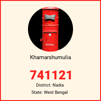 Khamarshumulia pin code, district Nadia in West Bengal