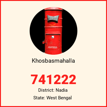 Khosbasmahalla pin code, district Nadia in West Bengal