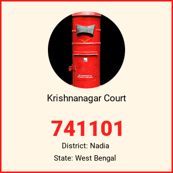 Krishnanagar Court pin code, district Nadia in West Bengal