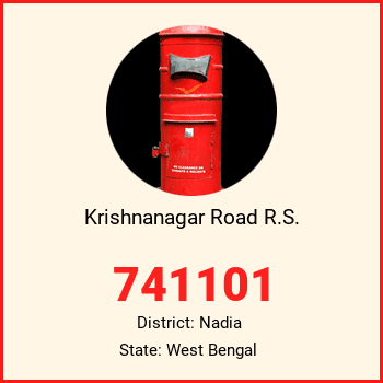 Krishnanagar Road R.S. pin code, district Nadia in West Bengal