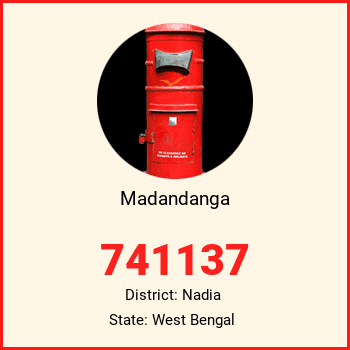 Madandanga pin code, district Nadia in West Bengal