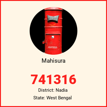 Mahisura pin code, district Nadia in West Bengal