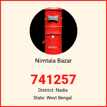 Nimtala Bazar pin code, district Nadia in West Bengal