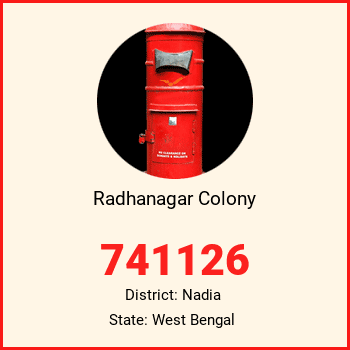 Radhanagar Colony pin code, district Nadia in West Bengal