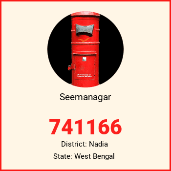 Seemanagar pin code, district Nadia in West Bengal