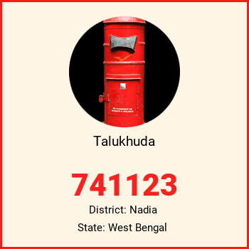 Talukhuda pin code, district Nadia in West Bengal