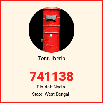 Tentulberia pin code, district Nadia in West Bengal