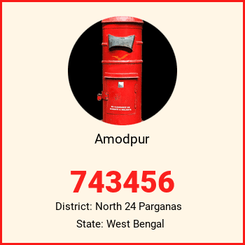 Amodpur pin code, district North 24 Parganas in West Bengal