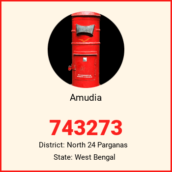 Amudia pin code, district North 24 Parganas in West Bengal