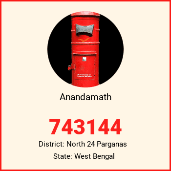 Anandamath pin code, district North 24 Parganas in West Bengal
