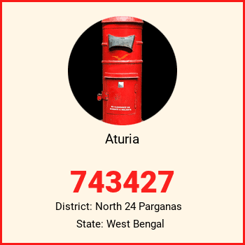 Aturia pin code, district North 24 Parganas in West Bengal