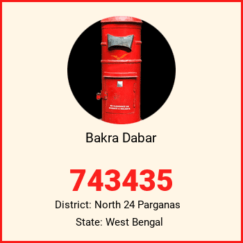 Bakra Dabar pin code, district North 24 Parganas in West Bengal