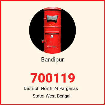 Bandipur pin code, district North 24 Parganas in West Bengal