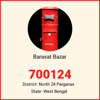 Barasat Bazar pin code, district North 24 Parganas in West Bengal