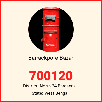 Barrackpore Bazar pin code, district North 24 Parganas in West Bengal
