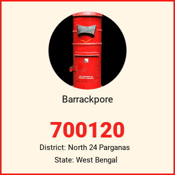 Barrackpore pin code, district North 24 Parganas in West Bengal