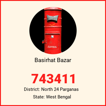 Basirhat Bazar pin code, district North 24 Parganas in West Bengal