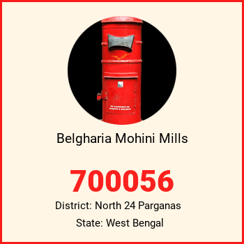 Belgharia Mohini Mills pin code, district North 24 Parganas in West Bengal