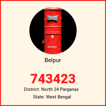 Belpur pin code, district North 24 Parganas in West Bengal