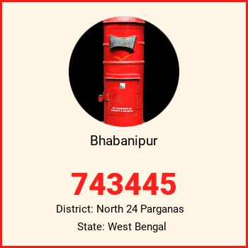 Bhabanipur pin code, district North 24 Parganas in West Bengal