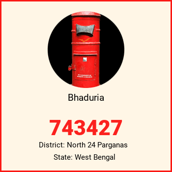 Bhaduria pin code, district North 24 Parganas in West Bengal