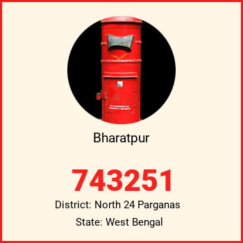 Bharatpur pin code, district North 24 Parganas in West Bengal
