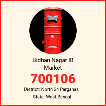 Bidhan Nagar IB Market pin code, district North 24 Parganas in West Bengal