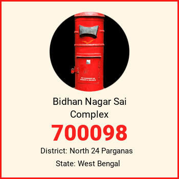 Bidhan Nagar Sai Complex pin code, district North 24 Parganas in West Bengal