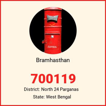 Bramhasthan pin code, district North 24 Parganas in West Bengal