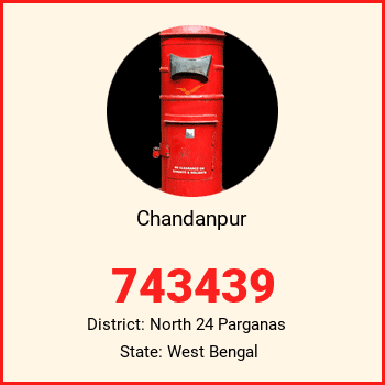 Chandanpur pin code, district North 24 Parganas in West Bengal