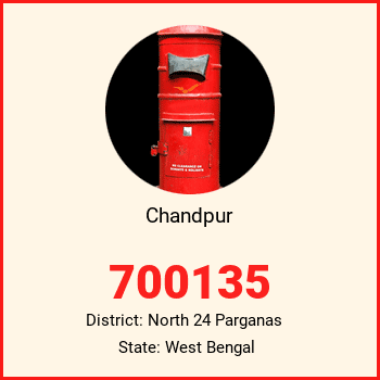 Chandpur pin code, district North 24 Parganas in West Bengal