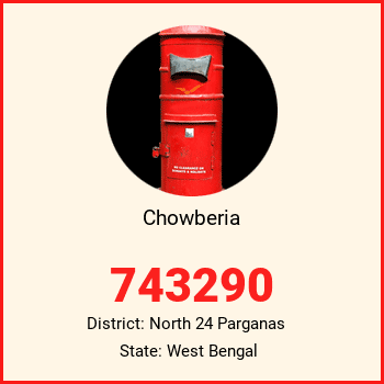 Chowberia pin code, district North 24 Parganas in West Bengal