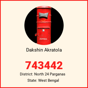Dakshin Akratola pin code, district North 24 Parganas in West Bengal