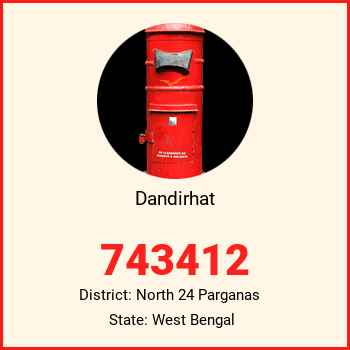 Dandirhat pin code, district North 24 Parganas in West Bengal