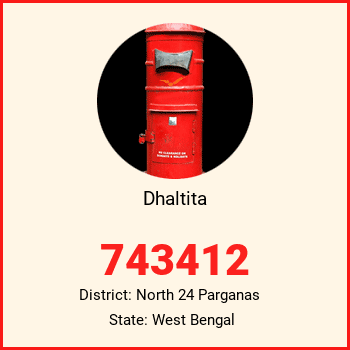 Dhaltita pin code, district North 24 Parganas in West Bengal