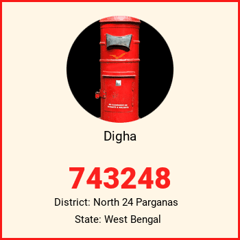 Digha pin code, district North 24 Parganas in West Bengal