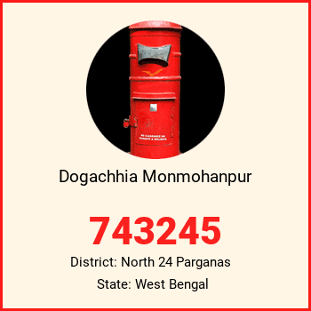 Dogachhia Monmohanpur pin code, district North 24 Parganas in West Bengal