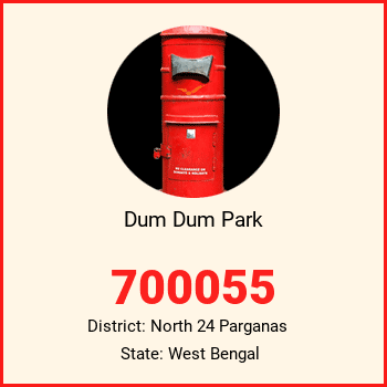 Dum Dum Park pin code, district North 24 Parganas in West Bengal