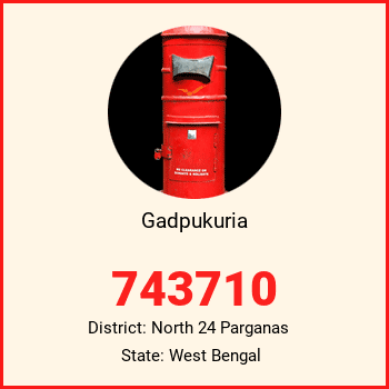 Gadpukuria pin code, district North 24 Parganas in West Bengal