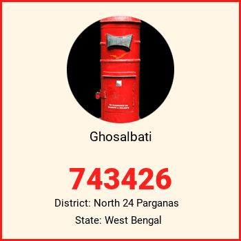 Ghosalbati pin code, district North 24 Parganas in West Bengal