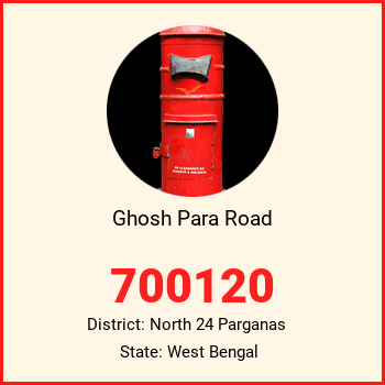 Ghosh Para Road pin code, district North 24 Parganas in West Bengal