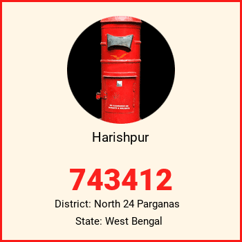 Harishpur pin code, district North 24 Parganas in West Bengal