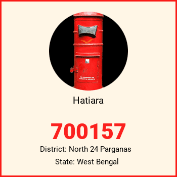 Hatiara pin code, district North 24 Parganas in West Bengal