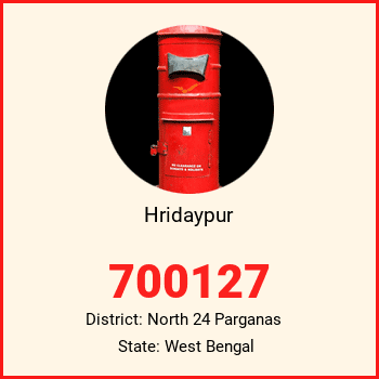 Hridaypur pin code, district North 24 Parganas in West Bengal