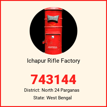 Ichapur Rifle Factory pin code, district North 24 Parganas in West Bengal