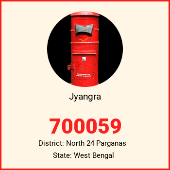 Jyangra pin code, district North 24 Parganas in West Bengal