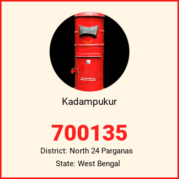 Kadampukur pin code, district North 24 Parganas in West Bengal