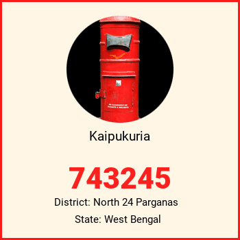 Kaipukuria pin code, district North 24 Parganas in West Bengal